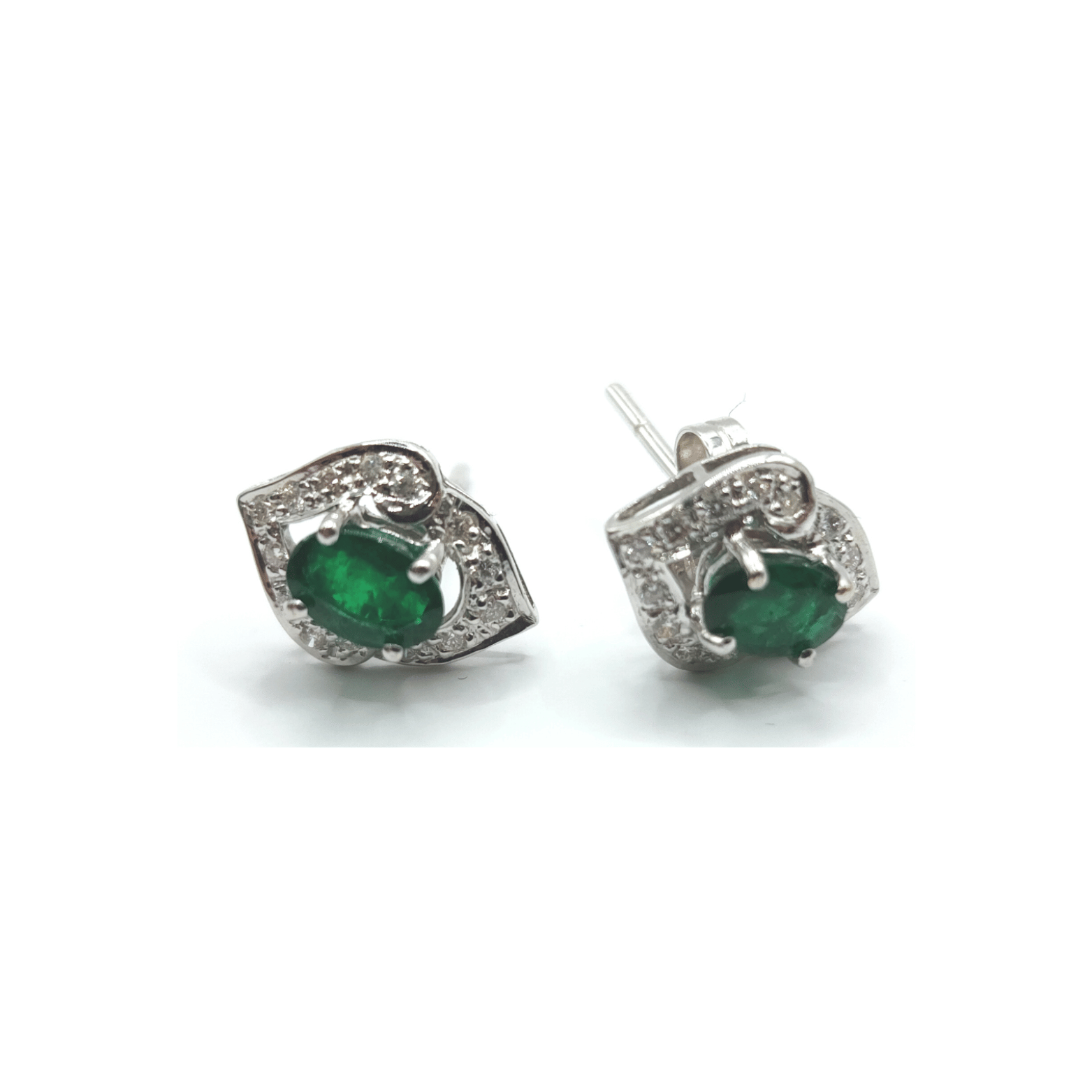 Emerald Diamond Earrings Salikomall