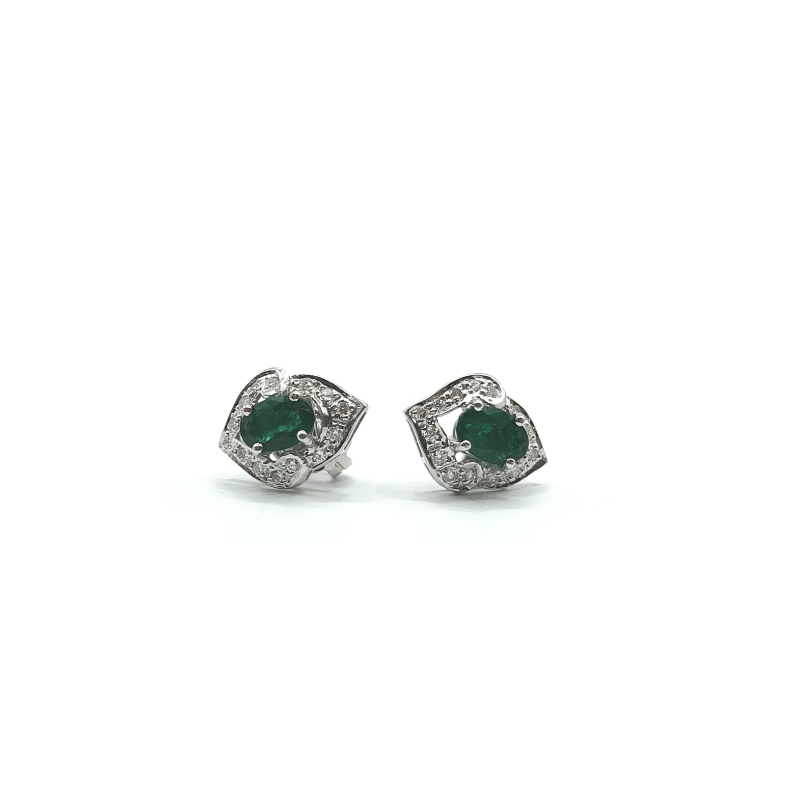 Emerald Diamond Earrings Salikomall